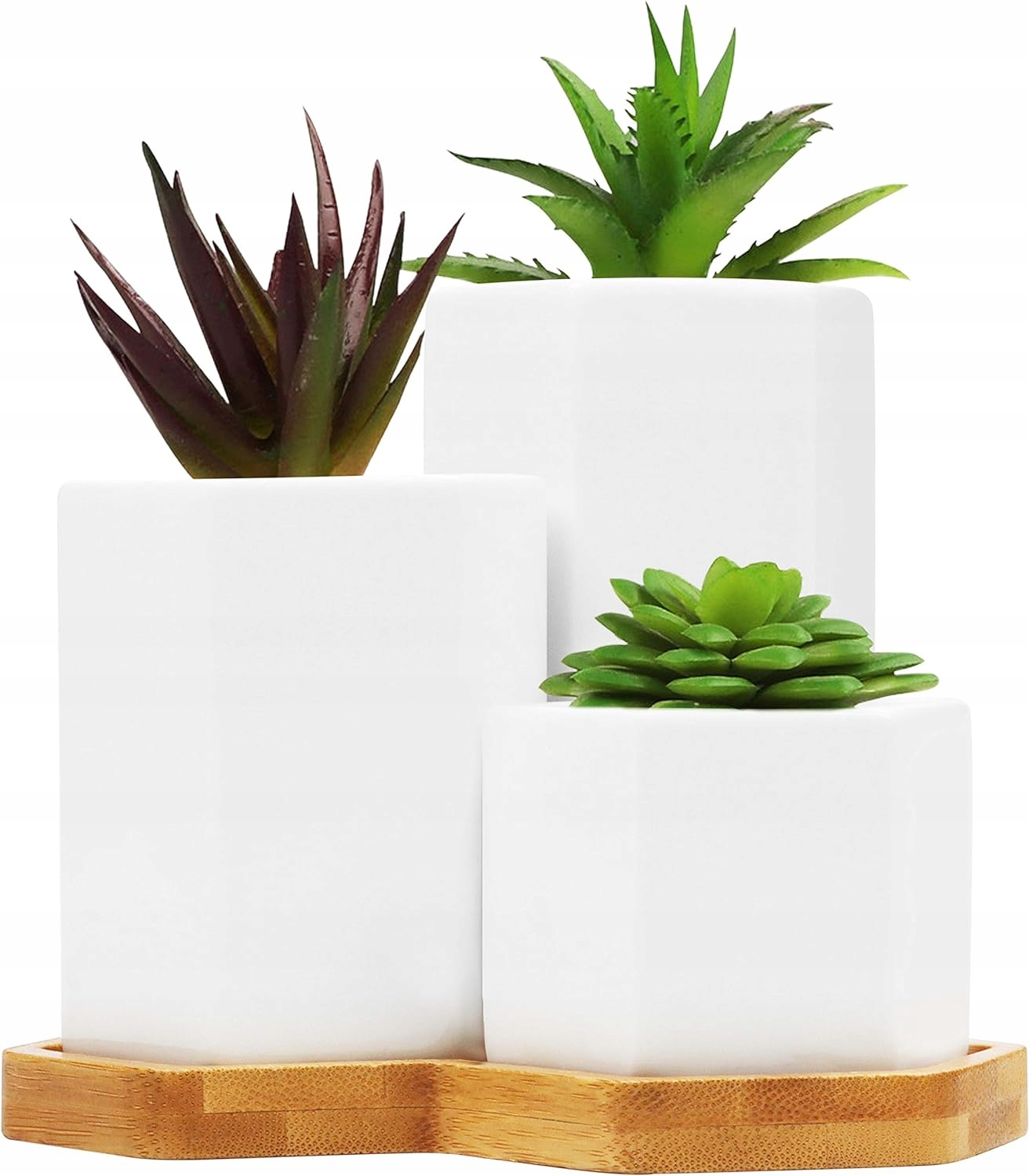 Betónový kvetináč béžový, biely, sivý KERAMICKÉ KVETINÁČE NA SUKULENTY OKRUHLE × 3 7 cm × 7 ×…